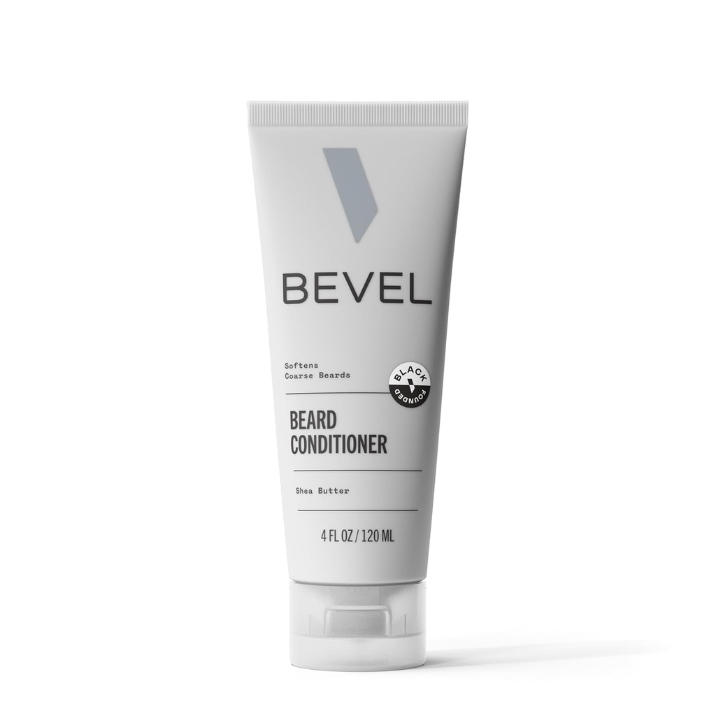 Bevel Bevy Conditioner for Men - Beard Softtener with Coconut Oil, Shea Butter and Aloe Vera, Softens and Conditions Beard to Help Reduce Breage, 4 Oz