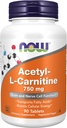 NOW Foods Acetyl- L- Carnitine 750 mg - 90 tablet