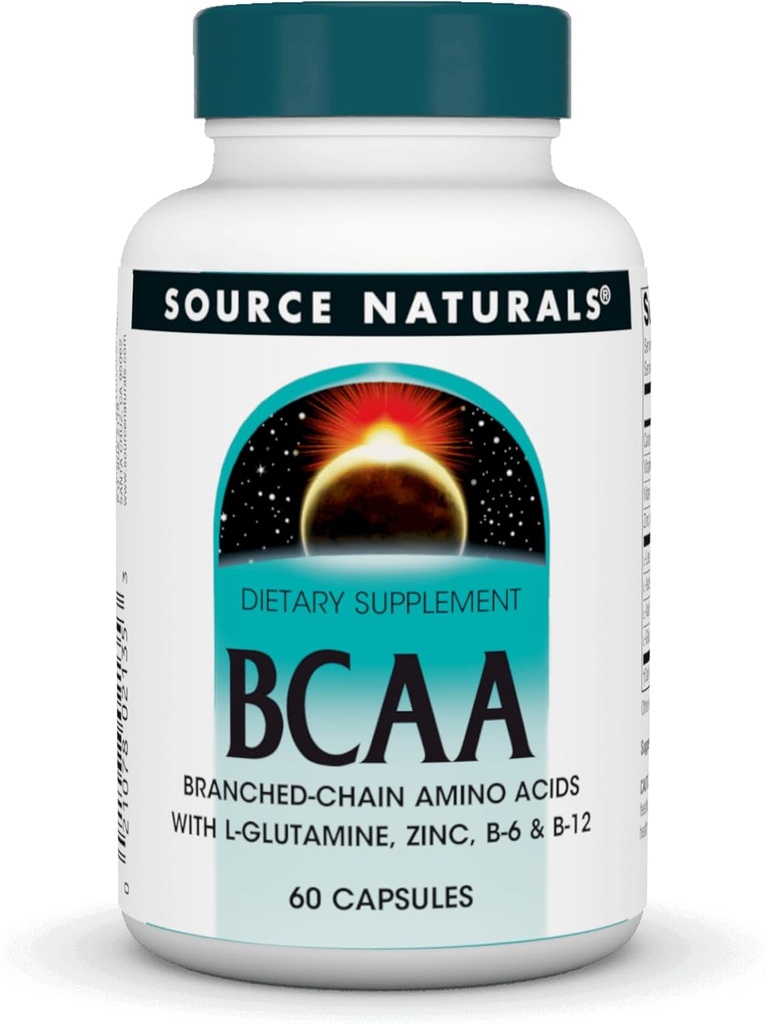 Sumber BCAA Branched Chain Acids Amino, Menyediakan Sistem Muskular Tubuh * - 60 Capsules