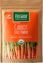 Feelgood Superfood Carrot Juice Powder - Suplemen Kesehatan untuk Digeptical, Skin, Eye & Imune Dukungan - Berisi Beta Carotene & Vitamin A - 7 oz