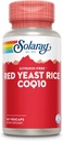 Nasi Merah dan Yeast Merah ditambah KoQ-10 & No- Flush Niacin B-3, Jantung Sehat & Cardiovaskular Dukungan, Tanpa-Irrinin Gratis, Jaminan Uang 60 Hari, 60 Servis VexCaps