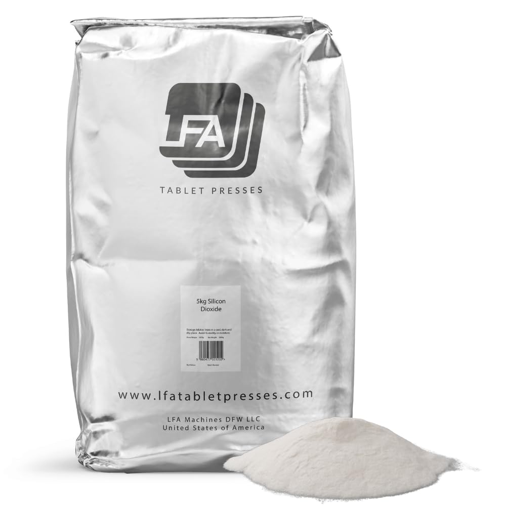 Silicon Dioksida - Anticaking Agen - 5 kg (11 lb) - Powder Silica Tingkat Makanan
