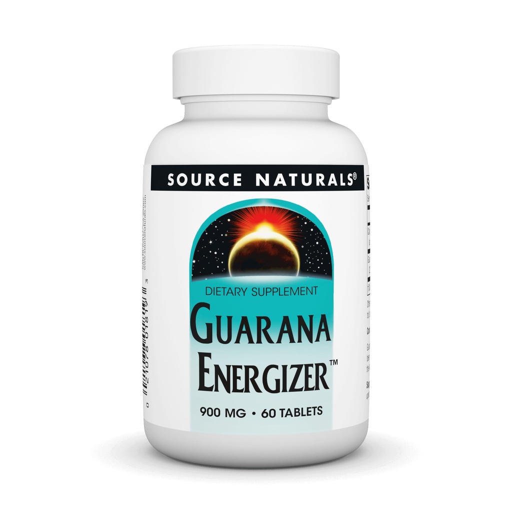 Sumbers Guarana Energizer, Dietary Supplement - Support A Long Lasting Energy Boost * 900 mg - 60 Tablet