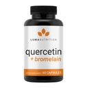 Luma Nutrition Quercetin 500mg - Quercetin dengan Tambahan Bromelain - Antioksidant - Imune Dukungan - Vegan & Gluten- Free - 60 Kapsul