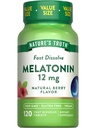 Nature 's Truth Melonatonin Tablet = 124; 12mg = 124; 120 Count 124;