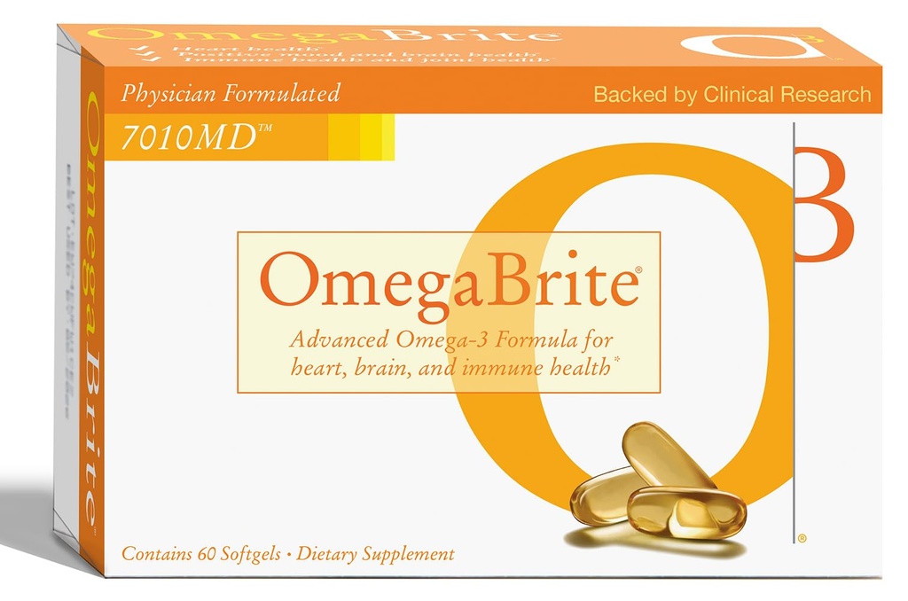 7010MD Lanjutan Omega-3 Formula, 92% Omega-3 dengan 1140 mg EPA per layanan, mempromosikan Mood Positif, Kesehatan Otak, Kesehatan Imune, Kesehatan Jantung dan Kesehatan Gabungan - 60 Cacah