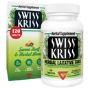 Kriss Herbal Laxative Tablet, Laxative Lembut & Alami untuk Pelepasan Sembelit bagi Orang Dewasa & Anak Lebih Umur 6, Bekerja di 6-12 Jam, Senna Laxative, 120 Tablet Total