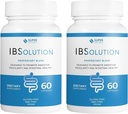 IBSolution - Suplemen Kesehatan Digetical, Gas, Bloating, Diare, Relief Sembelit, Nyeri Abdominal, Dengan Psyllium, Regularitas Provinsi, Mendukung Kesehatan Gut, Dibuat di Amerika Serikat - 60 Vegan Capsules, 2- Pack