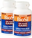 Biosil Pada Game Anda - 60 Veggie Capsules, Kemasan 2 - dengan Kompleks ch-OSA Patented - Increase Collagen Produksi untuk Relief Pain Gabungan, Fleksibilitas & Range of Motion - GMO Bebas - 60- Day Supply