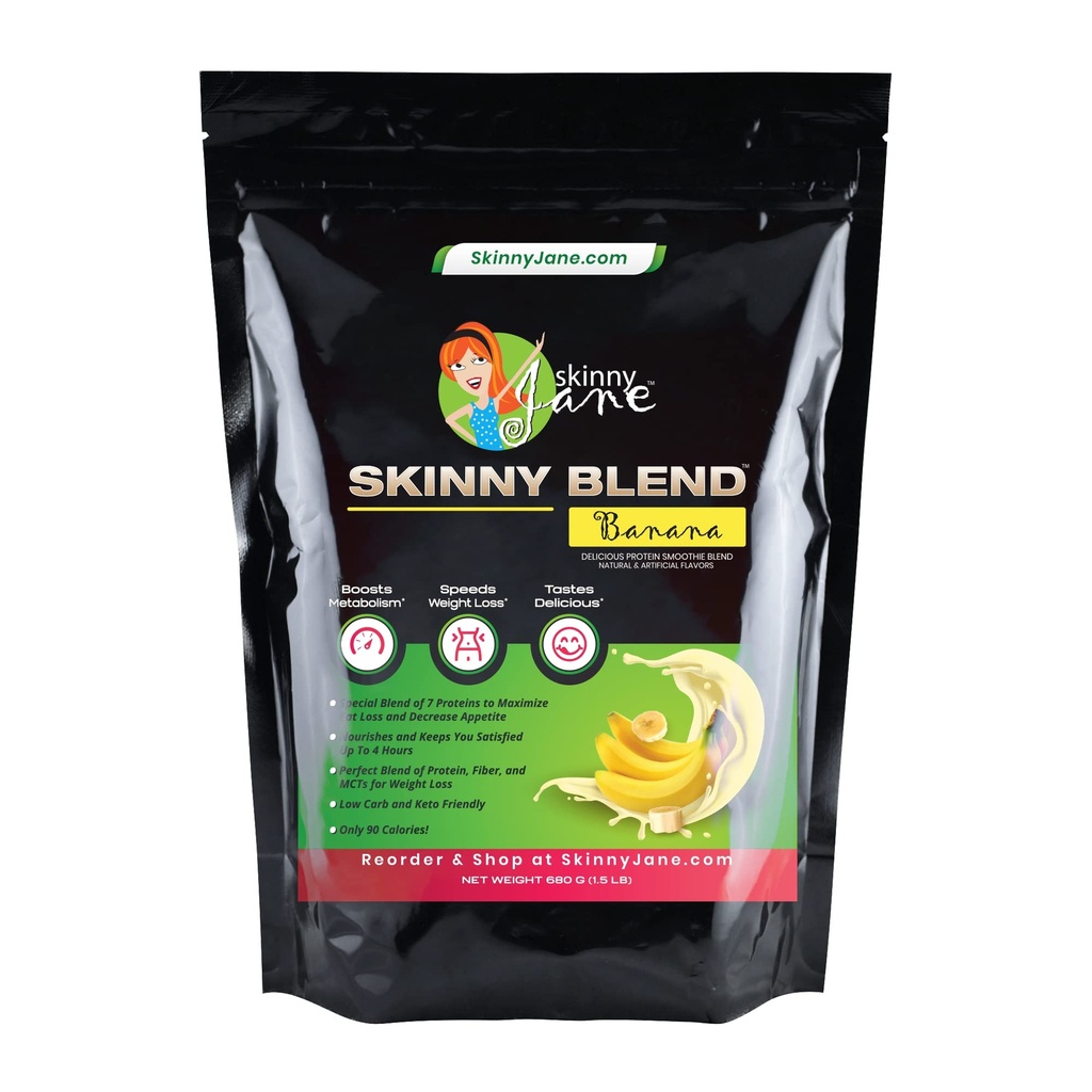 Skinny Byd- Best Tasting High Protein Shake for Women - Low Carb & Keto Friendly Replacement - Memuaskan Hunger & Boost Energy - Delicious Smoothie Flavor - 30 Shakes