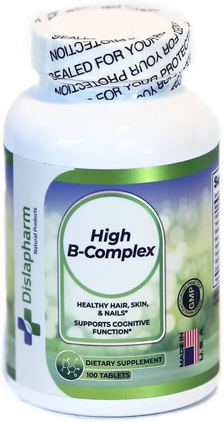 Kompleks B Tinggi Vitamin untuk Perempuan dengan Riboflavin, Vitamin B2, B6, B12, B1, Vitamin B Dukung Kesehatan Otak, Sistem Imune, Rambut, Skin & Nails Kesehatan, Bone, Gabungan & Energi Dukungan