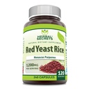 Herbal Rahasia Rice Merah Yeast 1200 Mg per Serving, 240 Veggie Capsules Supplemen 12.4; Non-GMO 124; Gluten Free 124; Dibuat di USA