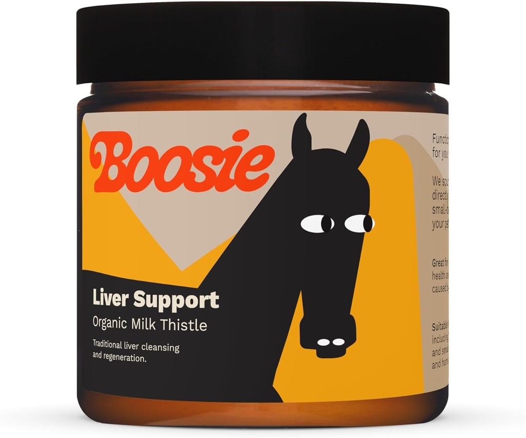 Boosie Organic Milk Thistle Powder for Dogs and Cats - Support Liver Function and Immune System - Antioksidant - Rich in Silymarin - 100% Natural Without Addonitives or Preservations - Pet Nutrition