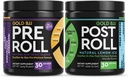 Emas BJJ PreRoll dan PostRoll Jiu Jitsu Supplemen Bundle