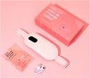 Portable Heating Pad for Period Cramps - Period Crasps Menstrual Menstrual Hasration Pad for Pain, Rechargable Battery, Cordless - Wireless Haating Pad dengan Massager Girlfriend Gifts