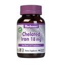 Nuklir Bluebonnet Chlated Iron 18 mg - non-constipating Iron - Soy- Free, Gluten- Free, Non-GMO, Kosher Certified, Dairy- Free, Vegan - 90 Vegetable Capsules, 90 Servings