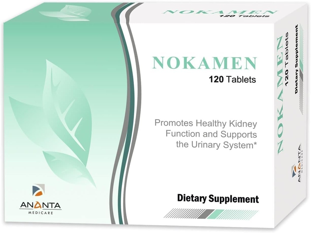 ANANANTA MEDICARE Nokamen Kidney Suppplement - Herbal Formula untuk Kesehatan Trakta Uriner - 120 Tablet