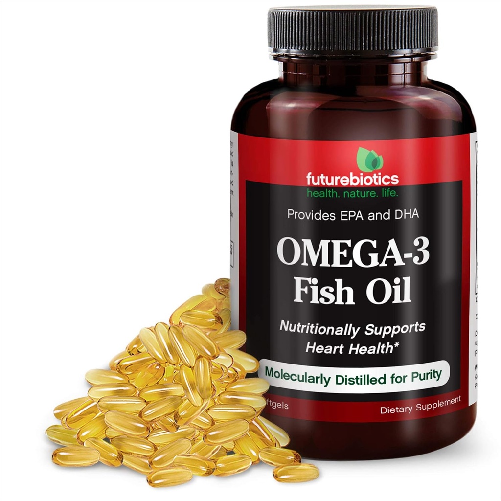 Futuregranity Omega- 3 Fish Oil, 100 Vegetarian Softgels