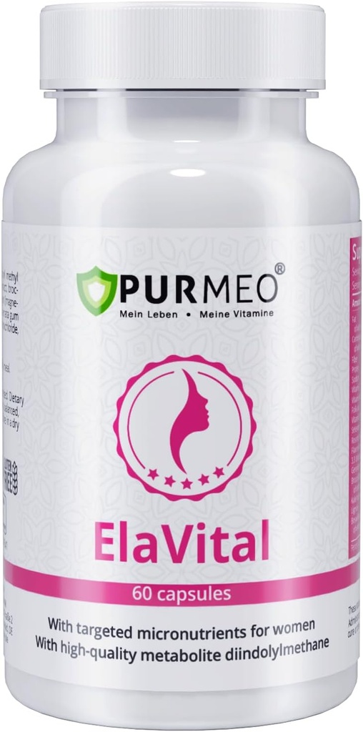 Kompleks DIM Jerman bagi Perempuan - Dipercaya oleh Marien Apotheke (Est. 1903) - Dukungan Kesehatan Hormonal & Breast dengan Sulforaphane, Flaxseed & Multivitamin - Vegan, 60 Kapsul