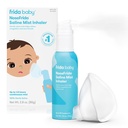 Frida Baby NeseFrida Saline Mist Nasal Inhaler, Decongestant Spray for Conbuble & Allergy Relief for Children + Kids, Nasal Saline Spray, Soothes Stuffy Nose Throat, Includes Mask