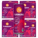 ZYN Turmeric Wellness Drink (24 Paxete Cranberry Flavarored Turcumin Drink Drink with Black Pepper, No Added Sugar, Low Carb & Low Calorie Drink, Clean Alternative