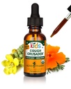 Herb Pharm Kids Cough Crusader - Tersertifikasi Organik Alcohol- Bebas Herbal Liquid Formula untuk Anak-anak, Imune & Throat Comfort Dukungan, 1 fl oz