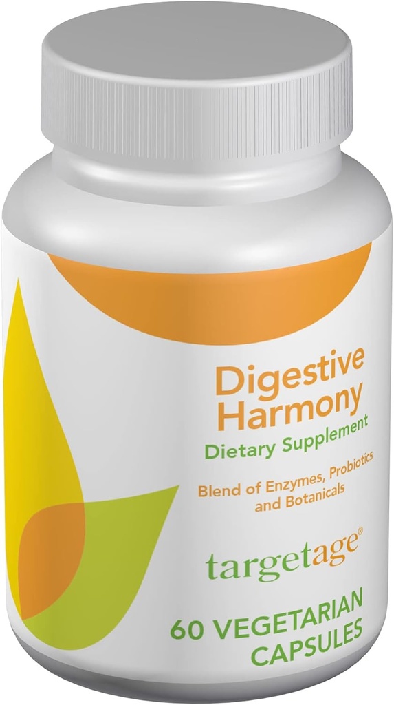 Targetage ® oleh Maison Beljanski ® - Digeptical Harmony Dietary Suplement - Proponicals, Botanicals dan Enzymes for Digetical Health - 60 Kapsul
