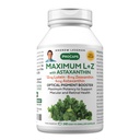ANDREW LESSMAN Maksimum L + Z dengan Astaxanthin 240 Softgels - 12mg Lutein, 6mg Atxanthin, 4mg Astaxanthin. Key Nutrients untuk Mendukung Kesehatan Mata dan Otak, dan Vision Sehat Proyektif.