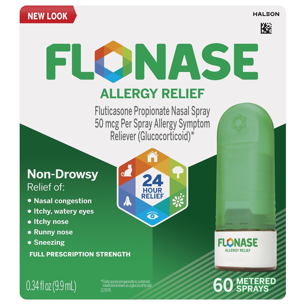Lembab Allergy Nasal Spray, 24 Hour Non Drowsy Algergy Medicine, Metered Nasal Spray - 60 Spray