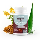 Laxatives Natural for Constipation Relief - Gentle Colon Cleanse with Progrance & Fiber - Support Digetical Health - Fast Acting for Women & Men - 30 Capsules - Happy Poo