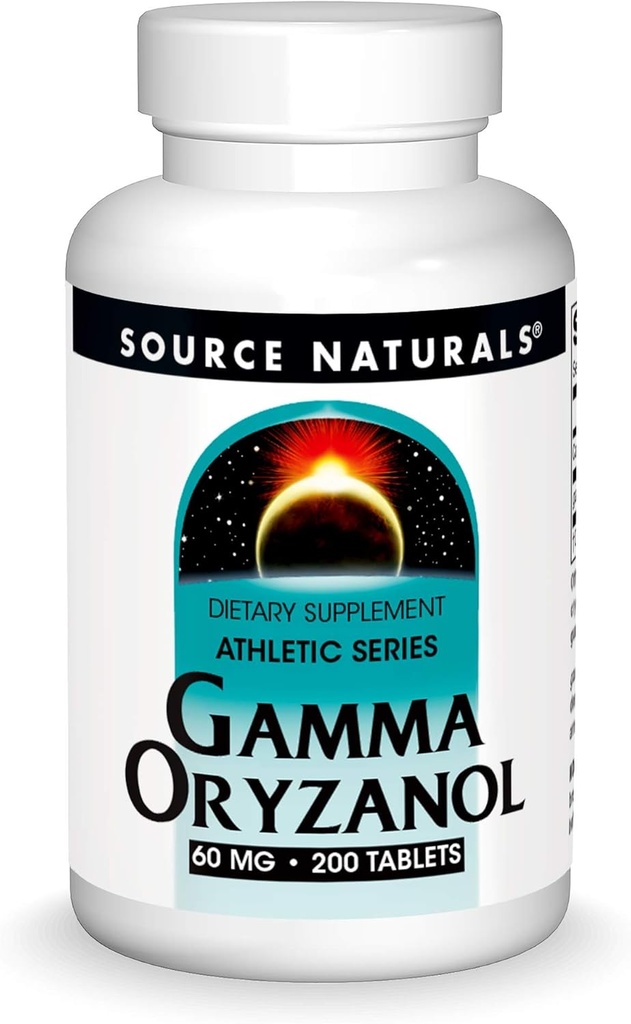 Sumber Gamma Oryzanol, Atletic Series Dieter Supplemen untuk Vegetarians, 60 MG - 200 tablet