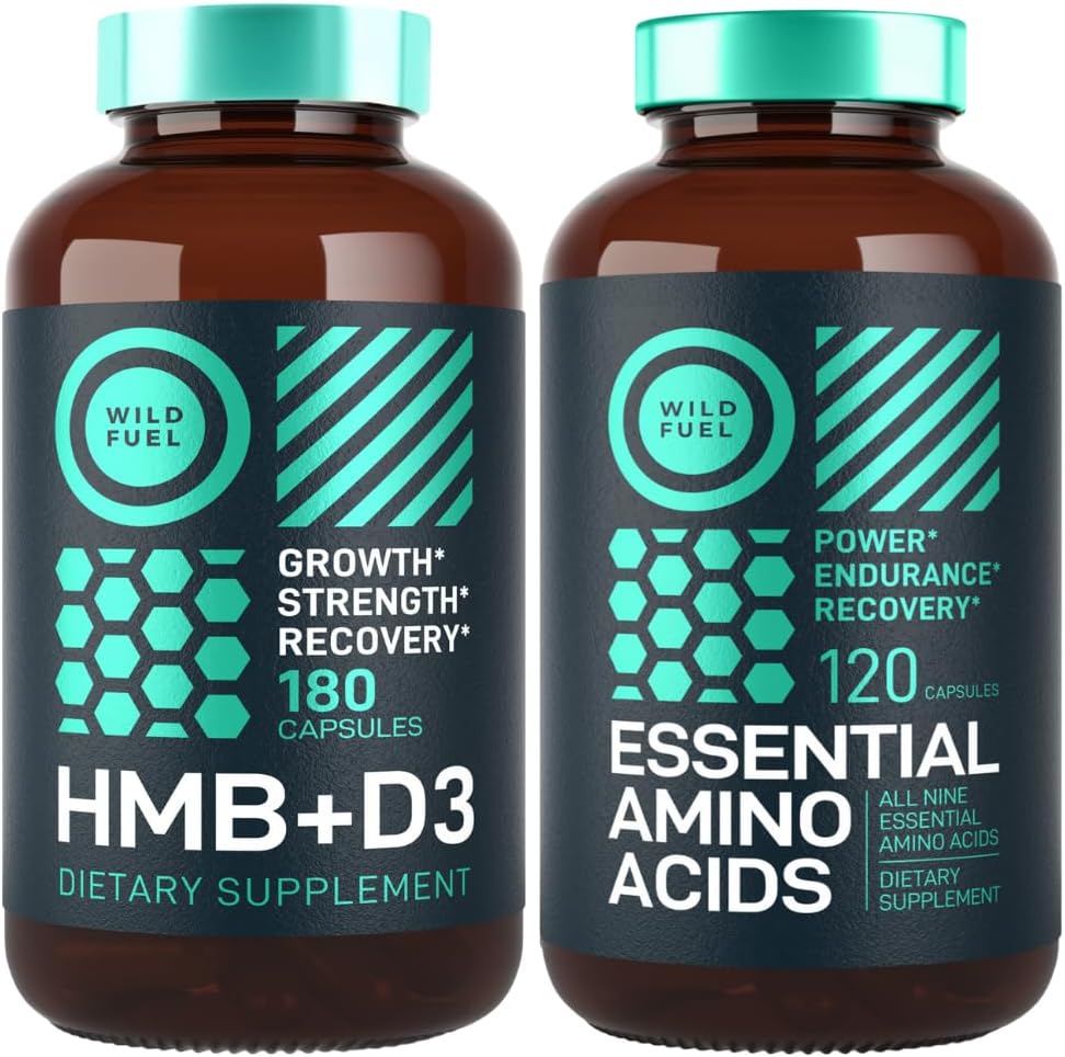 WILD FUEL HMB dengan Vitamin D3 dan Espine Amino Acid Power and Recovery Bundle