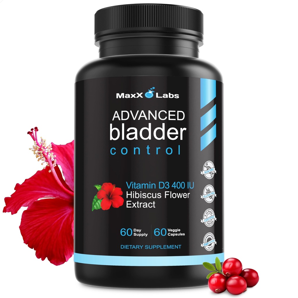 Advanced Bladder Control Supplemen untuk Perempuan & Pria - Mendukung Kesehatan Rekrut Ratapan Ringan Aktif