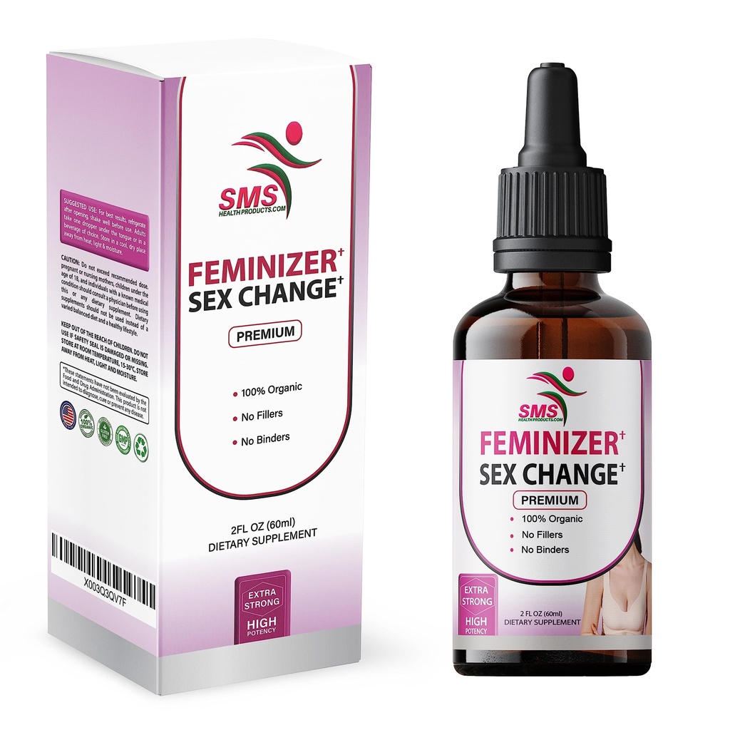 Feminzer by SMS, Pueraria Misrica Drops for Estrogen 124; Premium Grade Grade 124; Herbal Liquid Extract 126; Non-GMO, Organik, Vegan, Average Free Tincture 124; 2 Fl Oz (60ml)