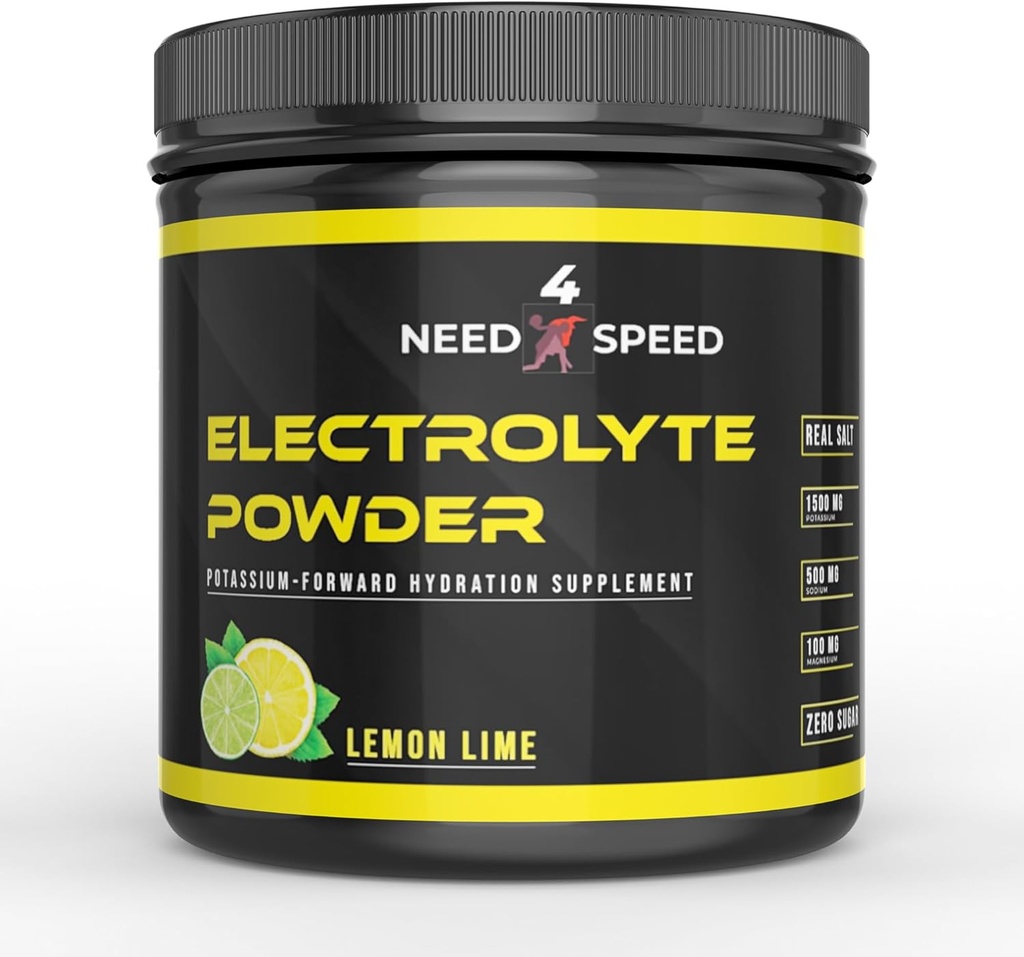 Lemon Lime Electrolite Powder, 60 Servis, Solusi Hidration dengan Vitamin, Mineral, dan Electrolite for Athletes, Fitness Enabsaists, dan Aktif Lifestyle, 135oz