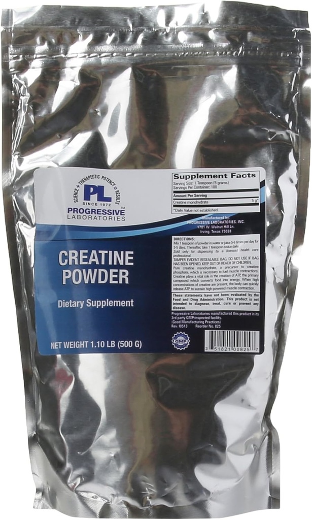 Progresif Labs Creatine Powder Supplement, 1.1 Pound