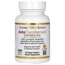 California Gold Nutres Astaxanthin Carotenoid Complex, Lutein, Lycopene, Astaxanthin, 30 Veggie Softgeels