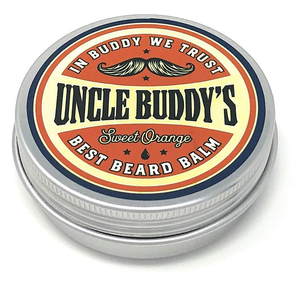 Uncle Buddy 's Sweet Orange Beard Leavein Conditioner for Control and Style, Promotes Beard Growth and Health, 2 oz