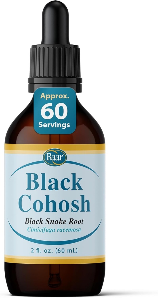 Baar Black Cohosh (Snakeot) Fluid Extract, 2 Ounces
