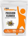 BelkSuplements.com Passion Flower Powder - Passion Flower Suplement, Herbal Supplement - Gluten Free, 1g per Serving, 100g (3.5 oz) (Paket 1)