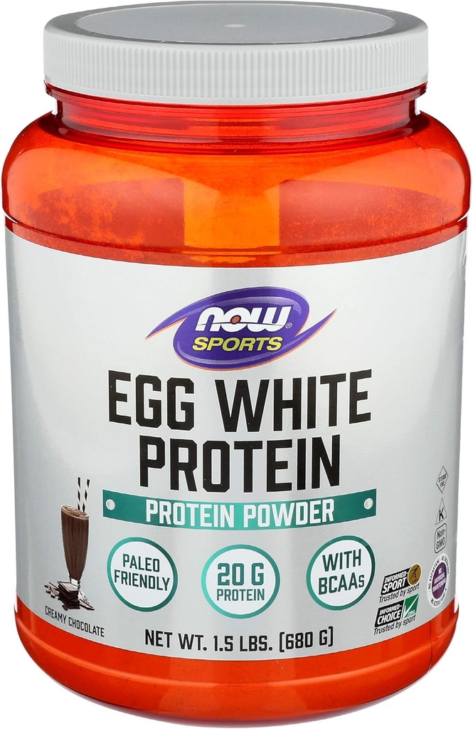 Sekarang Foods, Telur Putih Protein Cokelat, 24 Ounce