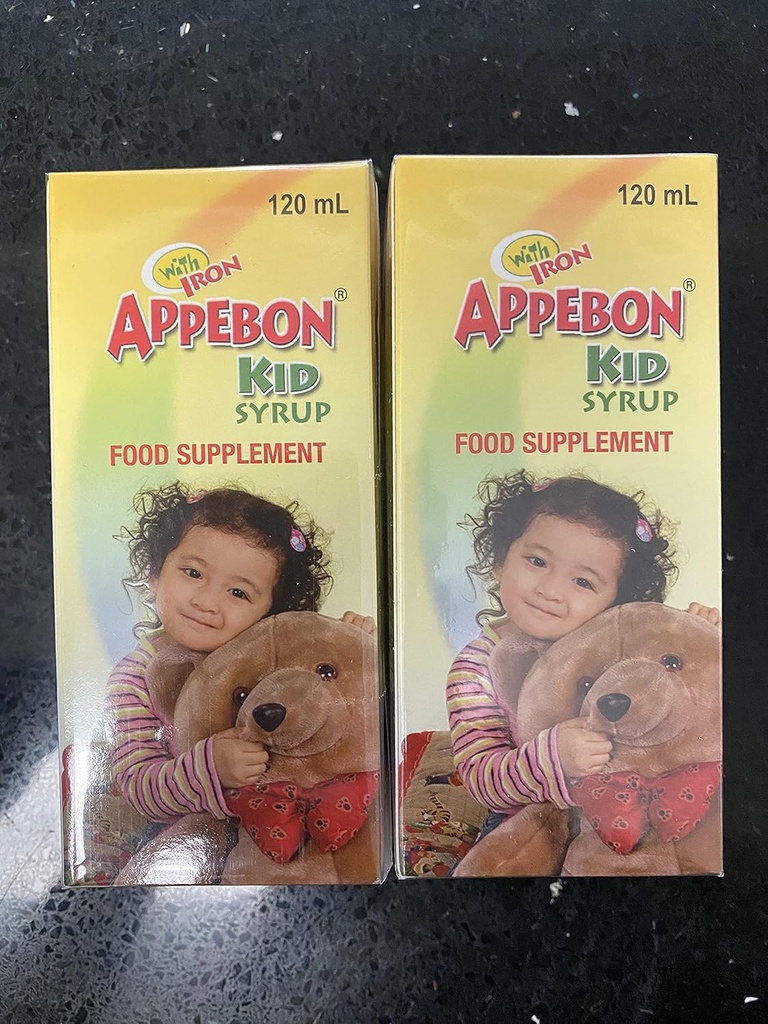 Paket 2 Appebon Kid Syrup Food Suplemen dengan Besi 120ml