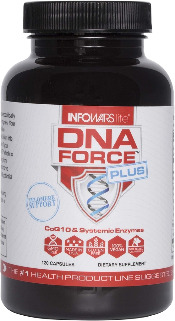 Infofars Life DNA Force Plus (120 Kapsul) - Optimizer Energi dengan CoQ10 & BioPQQ