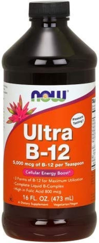 Sekarang makanan - Ultra B-12 Cair Cellular Energy Boost 5000 mcg.