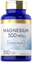 Carlyle Magnesium 500mg 124; 300 Caplets berlapis 124; Vegetarian, Non-GMO, dan Gluten Free Supplemen