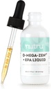 O-Mega- Zen3 + EPA Vegan Omega 3 DHA EPA Liquid Suplement - Algal Omega3 Estist Acids - 2 Fl Oz