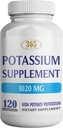 365 Tambahan Potasium Kesehatan 1020 mg 124; Potasium Bikarbonat 124; Non-GMO 124; Gluten Free 124; Dibuat di USA 124; 120 Vegetarian Capsules