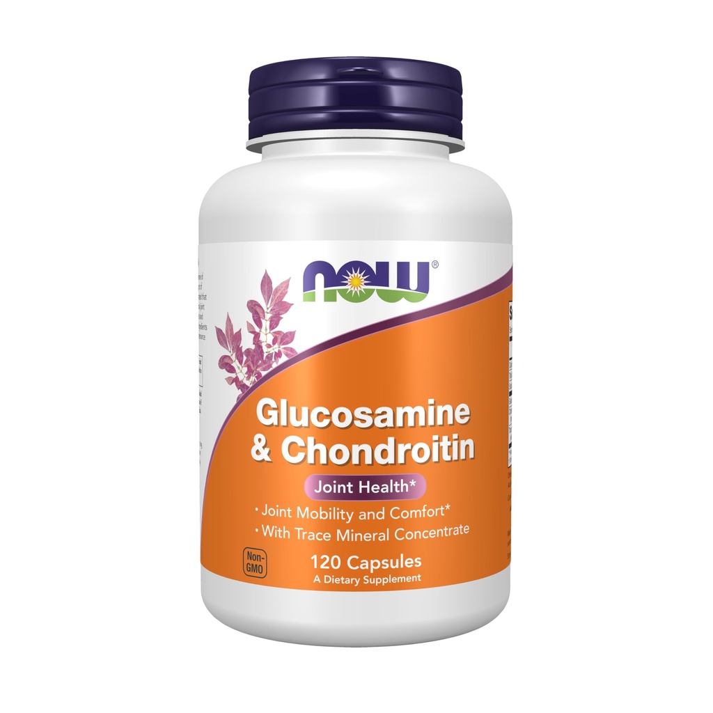 Suplemen SEKARANG, Glucosamin & Chondroitin, dengan konsentrasi Trace Mineral dan Alfalfa, 120 Kapsul