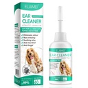 Ear Cleaner for Dogs, Dogs Ear Infeksi Treatment - Support for Small, Medium and Large Dogs - 60ml