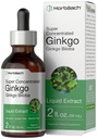 Horbäach Ginkgo Biloba Extract Liquid 2 fl oz 124; Alcohol-Free Herb Suplemen 124; Vegetarian, Non- GMO, Gluten Free